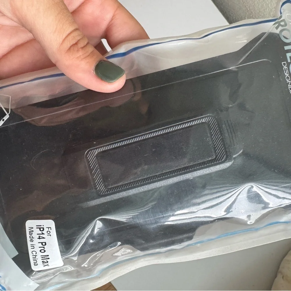 Heavy Duty Belt Clip Holster Case for iPhone 14 Pro Max – Rugged Black Shell